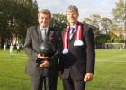 Rēzeknē atklāts jauns futbola laukums
