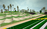 Foto: 3D vizualizācija Mežaparka BMX trasei