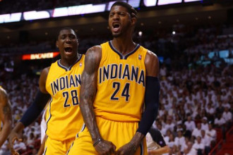 "Pacers" izmanto Džeimsa kļūdas spēles galotnē un izlīdzina sēriju