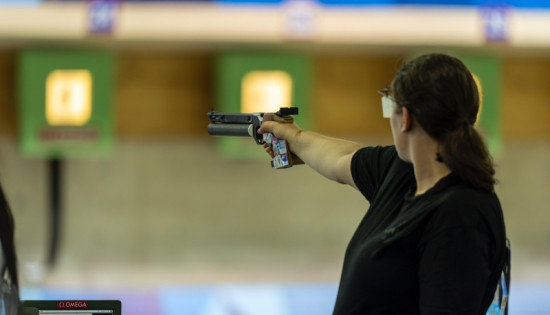 Agate Rašmane na evropskem prvenstvu v strelstvu zasedla četrto mesto