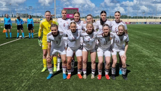 Latvijas sieviešu U-19 izlase EČ kvalifikācijas B grupas turnīru sāk ar uzvaru
