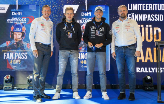 ''WRC Delfi Rally Estonia'' piedāvā īpaša dizaina skatītāju kartes Seska un Tanaka faniem