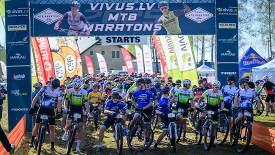 Ar aizraujošiem Latvijas un Igaunijas čempionu dueļiem Ķegumā atklāta "Vivus.lv MTB maratona" sezona