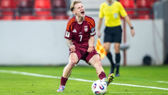 Latvijas futbolisti iesit pirmie, bet PK kvalifikāciju noslēdz ar neveiksmi