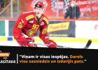 Skeletons nepatika: Tomasa Dukura dēls Darels ceļā uz profesionālo hokeju