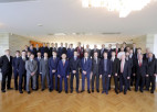 Valsts prezidents novēl Latvijas izlasei veiksmi Pasaules hokeja čempionātā