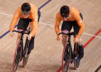 Nīderlandei dubultuzvara treka sprintā, medisonā sievietēm triumfē Lielbritānija