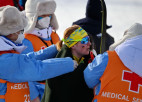 Ukraiņu slēpotājai nosaka pagaidu diskvalifikāciju par pozitīvām dopinga analizēm