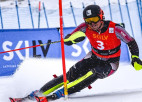 Kalnu slēpotājam Zvejniekam 46. vieta Pasaules kausa sacensībās slalomā