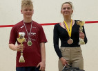 Baltijas junioru čempionātā skvošā uzvar Strods un Ulmane