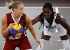Latvijas sieviešu izlasei divi zaudējumi Eiropas spēļu 3x3 basketbola turnīrā