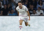 "Fiorentina" viesos sakauj čempioni, Lukaku un "Roma" grauj izbraukumā