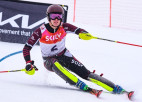 Otrajā dienā FIS BK slalomā Siguldā uzvar otra māsa Saļņikova, vīriešiem pirmie Zvejnieks un Kupčs