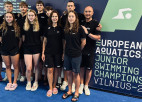 Eiropas junioru čempionātā peldēšanā Latviju pārstāvēs rekordliels sportistu skaits