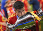 Eiropas čempiones Spānijas kapteinis Morata vienojies par pāreju uz "AC Milan"