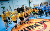 Foto: Latvijas čempione vecuma grupā U12 - Kocēnu "Rubene/KSS"