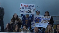 "Rīgas" faniem īpašs plakāts komandas aizsargam Kamoliņam