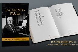 Izdota apjomīga grāmata “500 Raimonda Paula dziesmu vārdi un akordi”