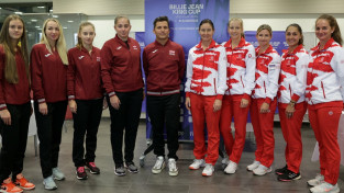 Latvijas un Austrijas tenisa mačā sestdien tiks noskaidrotas uzvarētājas