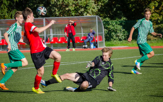 Foto: FK "Smiltenes BJSS" piekāpjas tukumniekiem