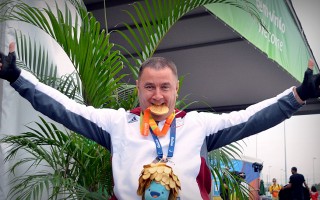 Foto: Diska metējs Apinis triumfē Rio paralimpiskajās spēlēs