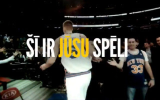 Video: ESPN ar latviešu repu piesaka Porziņģa spēli