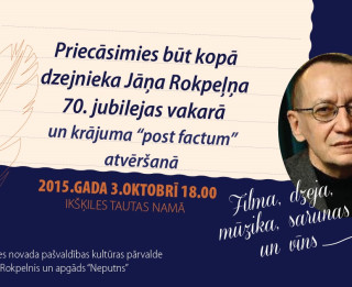 Izdevniecība “Neputns” izdod Jāņa Rokpeļņa dzejas krājumu “Post factum”
