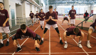 Foto: Baltijas jūras kausa izcīņā Latvijas U16 puiši izcīna uzvaru pār Zviedriju