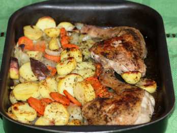 Vistas un dārzeņu sautējums