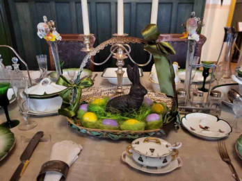 Lieldienu noskaņa muzejā “Rīgas Jūgendstila centrs” Lieldienu noskaņa muzejā “Rīgas Jūgendstila centrs”