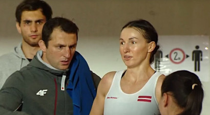 Grigorjeva atgriežas pēc ilga pārtraukuma un triumfē Latvijas čempionātā (+video)