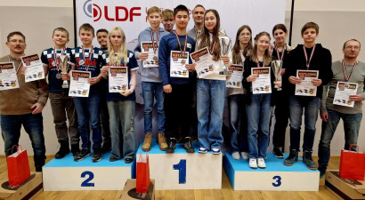 Latvijas komandu čempionātā jauniešiem dambretē četri dažādi uzvarētāji
