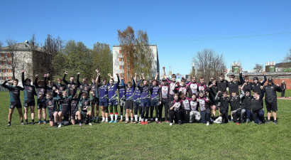 Latvijas čempionāta 1. posmā regbijā U16 jauniešiem godalgas izcīna Baldone, Eleja un "Livonia"