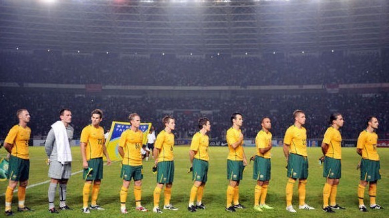 Vai Austrālija spēlēs 2018.gada Pasaules čempionātā futbolā savās mājās?
Foto: AFP