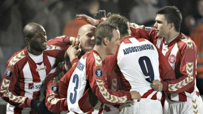 "Aalborg" futbolisti var priecāties
Foto: AFP