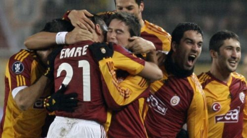 "Galatasaray" var līksmot
Foto: AP