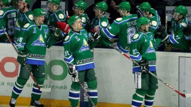 ''Salavat Yulaev'' hokejisti iekļuvuši jau Austrumu konferences finālā
Foto: ITAR-TASS
