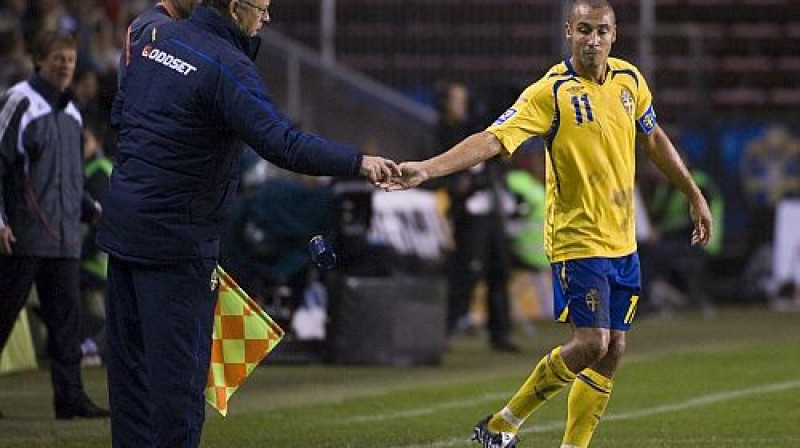 Lars Lāgerbeks un Henriks Larsons
Foto: SCANPIX Sweden