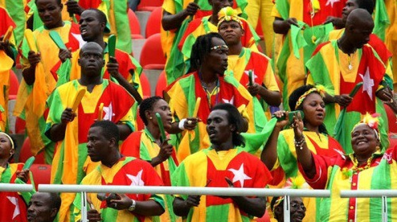 Togo līdzjutēji
Foto: AP