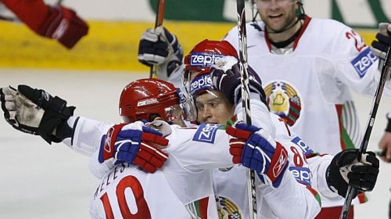 Baltkrievijas hokejisti
Foto: AFP