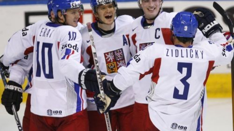 Čehijas hokejisti
Foto: AFP