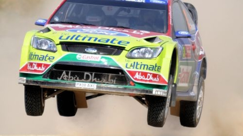 Miko Hirvonens Portugāles rallijā
Foto: AP