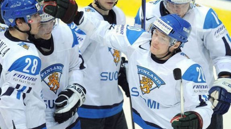 Somijas izlases hokejisti
Foto: AFP