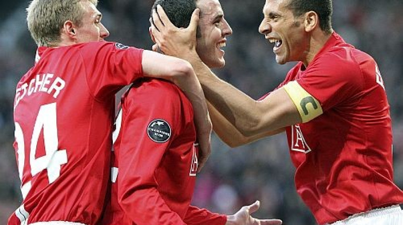 "United" līksmo
Foto: AP