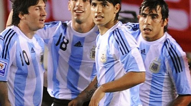 Argentīnas futbolisti
Foto: AFP