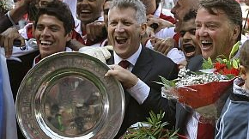 Šīs sezonas čempione - ''AZ Alkmaar''
Foto: AFP