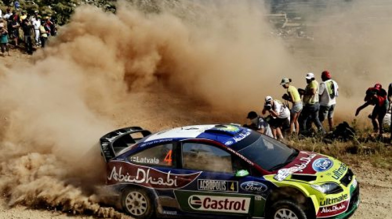 Jari Mati Latvala ir jau trešajā vietā
Foto: AFP