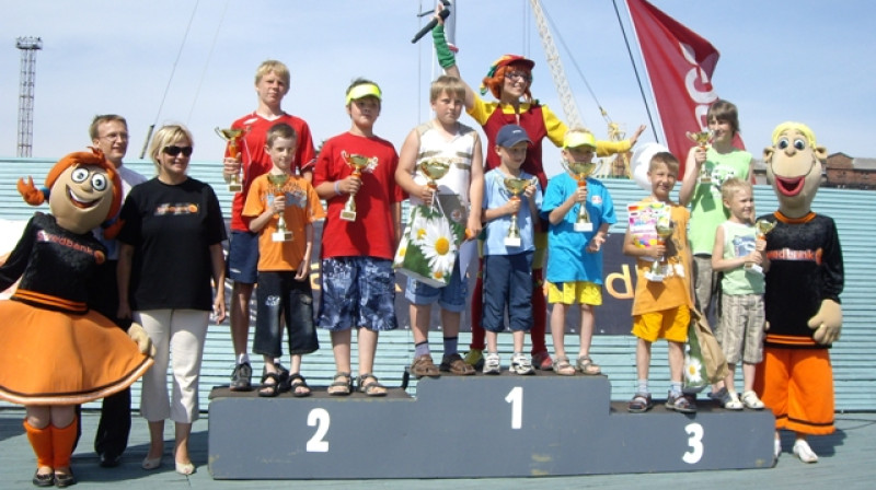 Bērnu rallija Kurzeme uzvarētāji