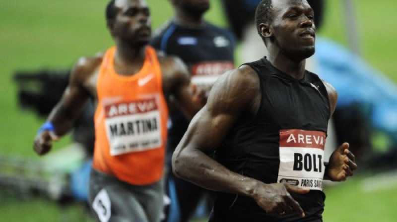 Useins Bolts finišē Parīzē
Foto: AFP