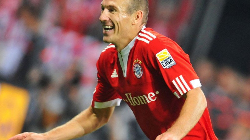 Arjens Robens lieliski debitējis "Bayern"
Foto: AFP